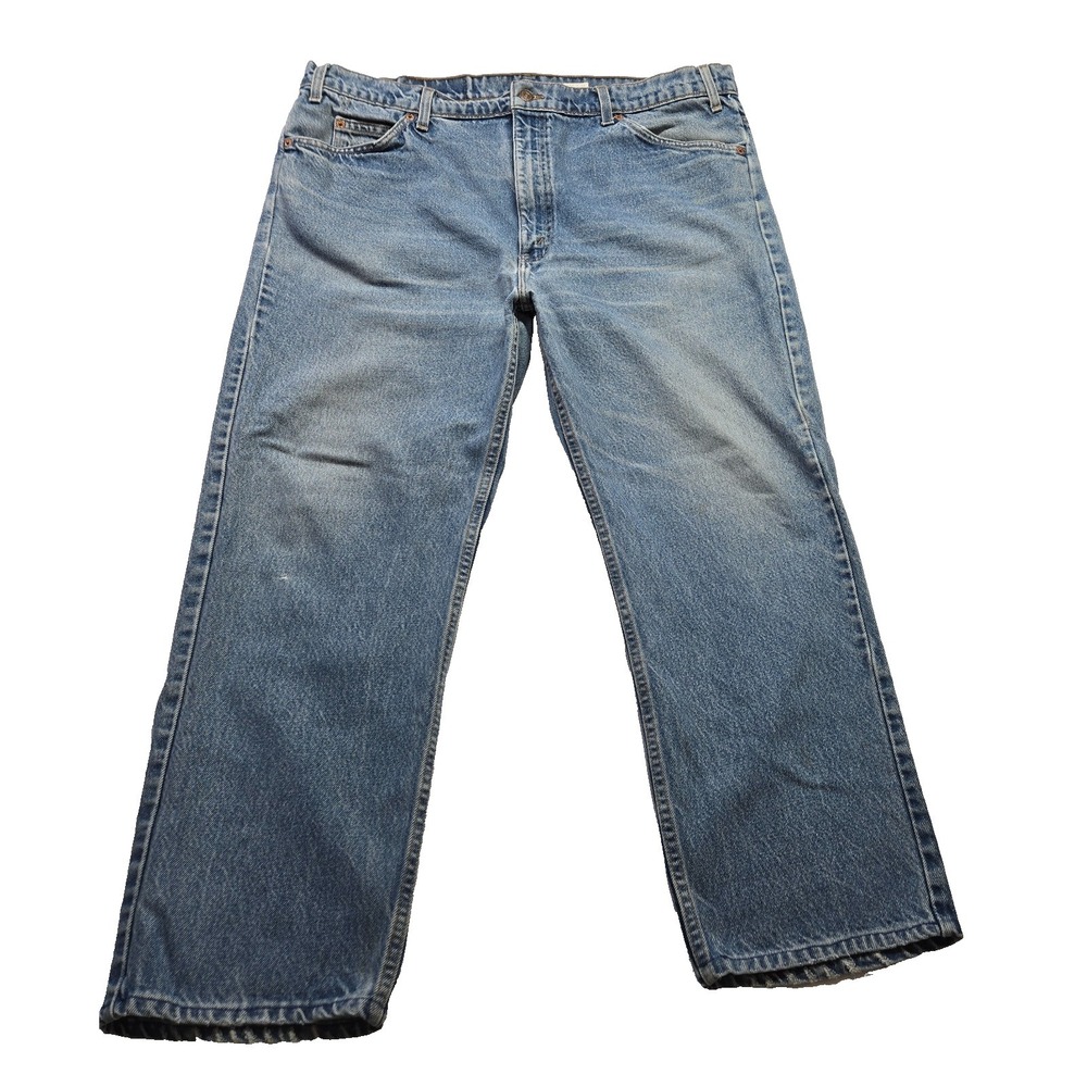 Vintage Levi's 505 Orange Tab "R"  Blue Jeans Men's 42x30 Regular Straight 90's.